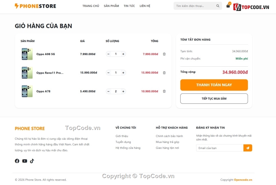 web,web bán điện thoại,website bán điện thoại